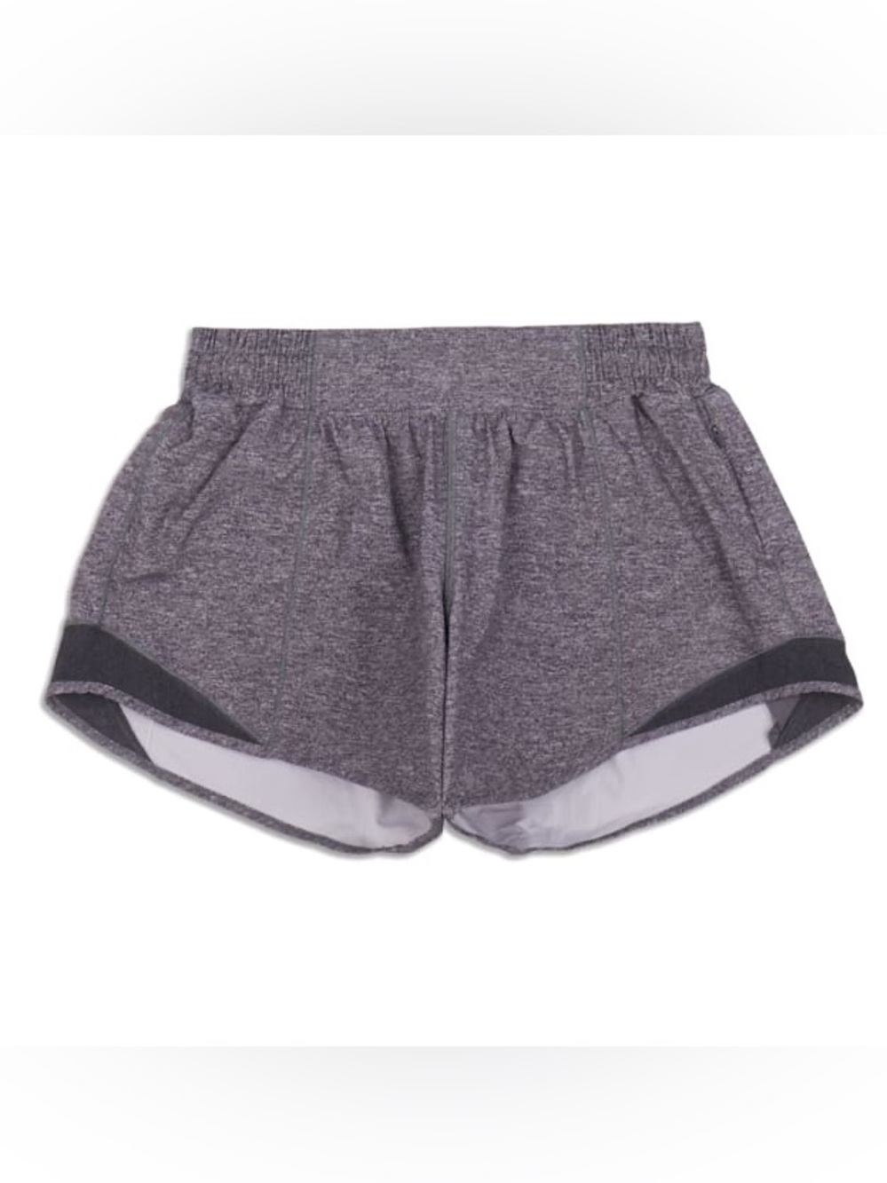 Lululemon Hotty Hot Low-Rise Lined Short, 2.5” HEATHER LUX MULTI BLACK NWOT SZ 8 - Picture 13 of 16